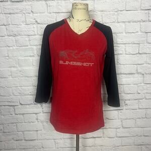 Slingshot 3/4 Sleeve Women T-Shirt Size Medium